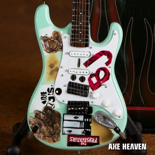 Axe Heaven Billie Joe Armstrong 70's BJ Blue Mini Guitar Replica BJ-505 - Image 2