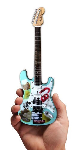 Axe Heaven Billie Joe Armstrong 70's BJ Blue Mini Guitar Replica BJ-505 - Image 4