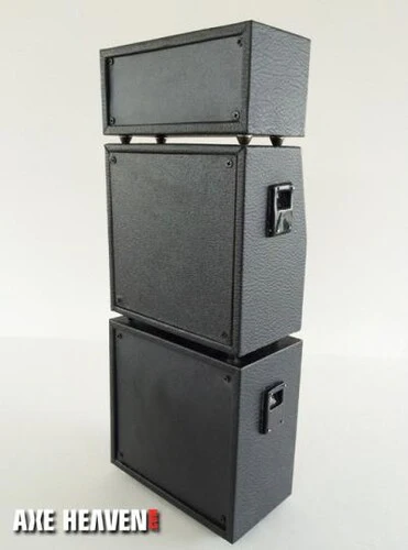 Axe Heaven Classic Full Stack 4x12 MS Style Speaker Cabinets Black Miniature Replica MS-AMP3-1 - Image 3