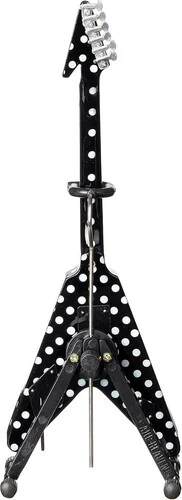 Axe Heaven Harpoon Polka Dot V Mini Guitar Replica RR-108 - Image 4