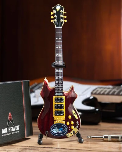 Axe Heaven Jerry Garcia Rosebud Tribute Mini Guitar Replica Officially Licensed JG-149 - Image 3