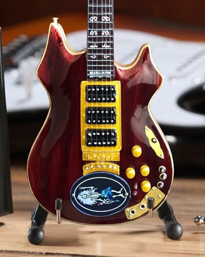 Axe Heaven Jerry Garcia Rosebud Tribute Mini Guitar Replica Officially Licensed JG-149 - Image 4
