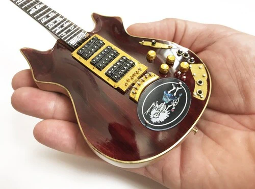 Axe Heaven Jerry Garcia Rosebud Tribute Mini Guitar Replica Officially Licensed JG-149 - Image 5
