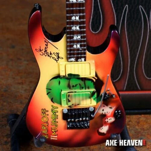 Axe Heaven Kirk Hammett Signature Mummy Mini Guitar Replica KH-291 - Image 2