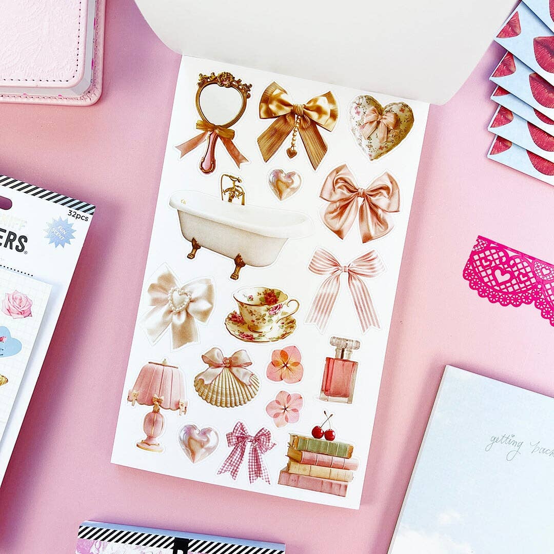 Coquette Junk Journal Sticker Book - Image 5