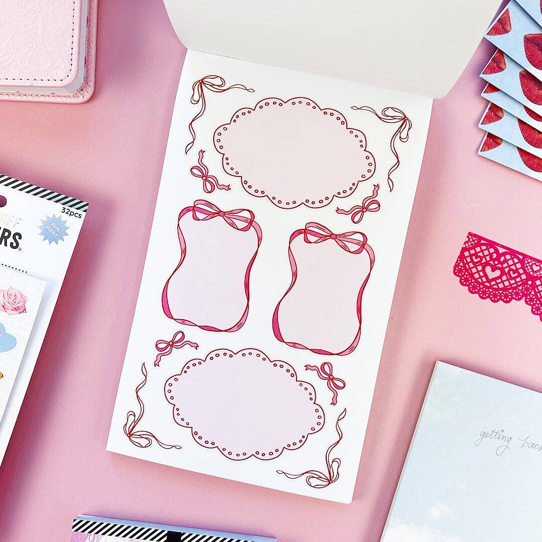 Coquette Junk Journal Sticker Book - Image 7