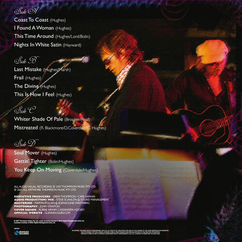 Glenn Hughes- Live In Australia - Limited Splatter Green Vinyl - Image 2