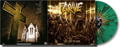 Grave- Back From The Grave - Splatter Green Vinyl (Indie Exclusive Vinyl) - Image 3
