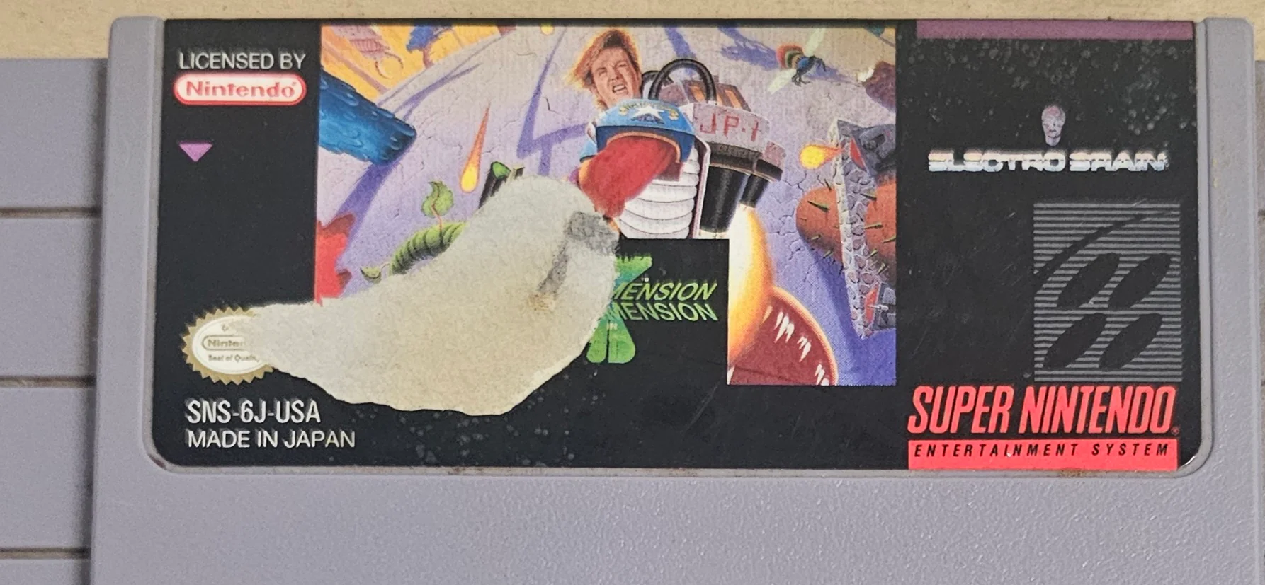 Jim Power The Lost Dimension (Cartridge Only. Label Damage) - Image 2