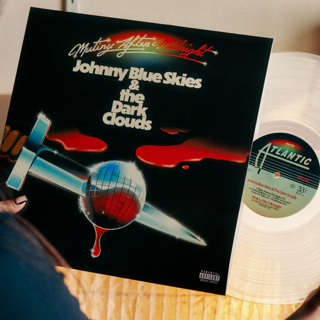 Johnny Blue Skies & the Dark Clouds (Sturgill Simpson)- Mutiny After Midnight (Indie/D2C Exclusive Ultra Clear Vinyl) - Image 3