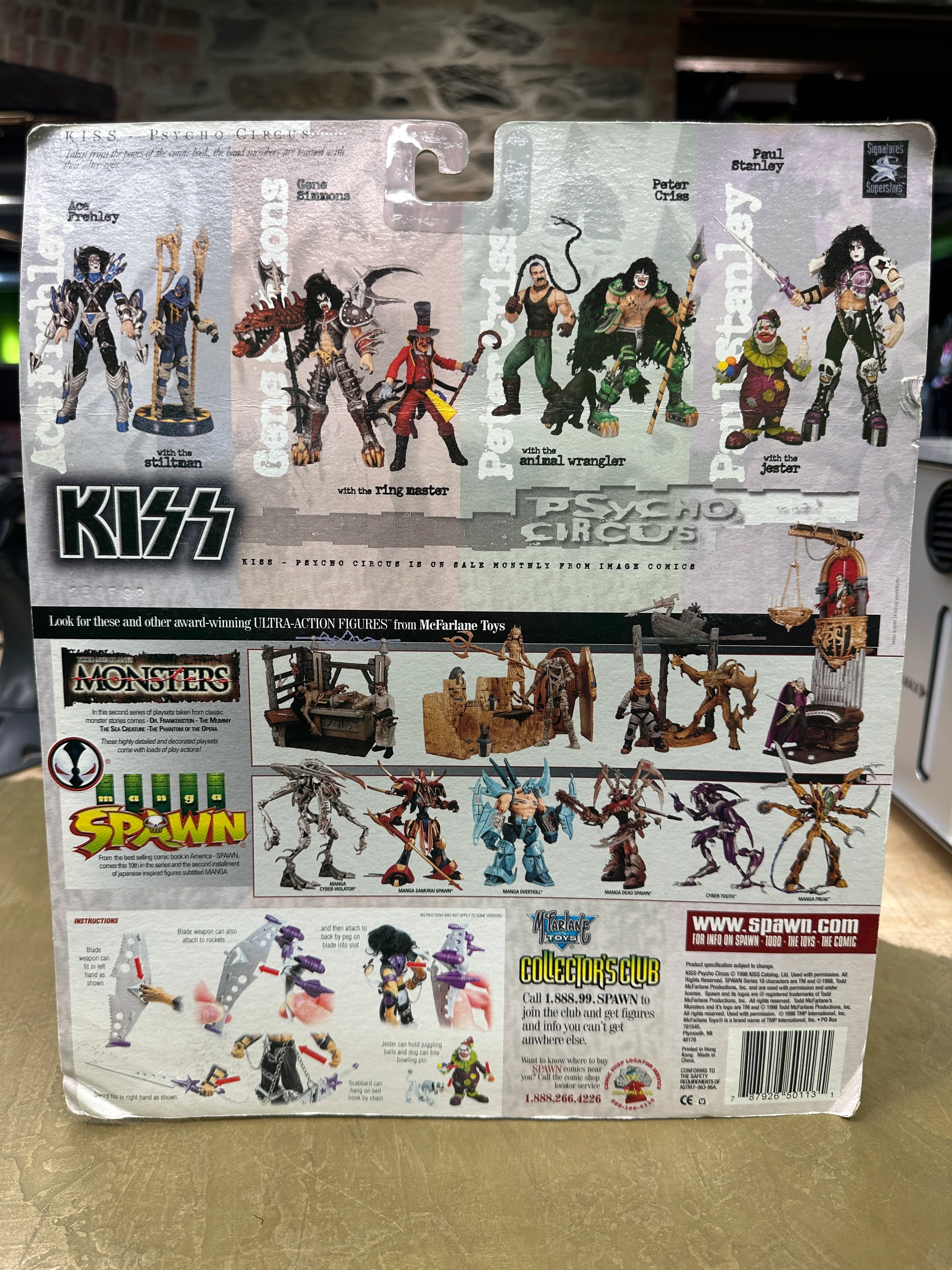 Kiss McFarlane Toys Psycho Circus: Paul Stanley/The Jester (Light Box Wear) - Image 6