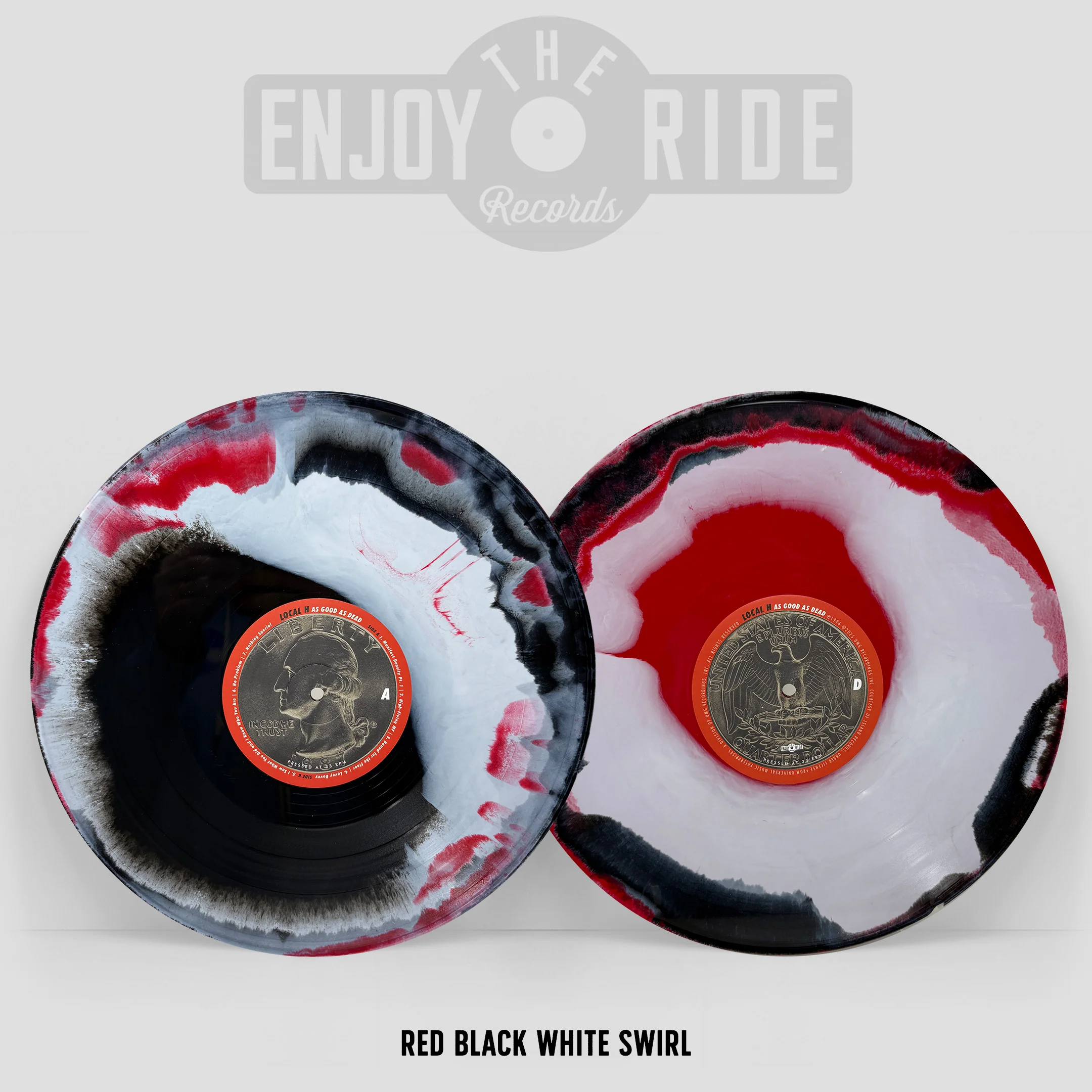 Local H- As Good As Dead (Red, White & Black Swirl Vinyl) - Image 3