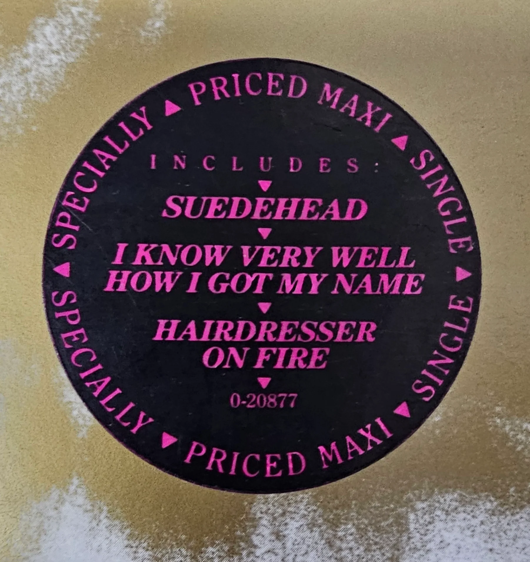 Morissey- Suedehead (12")(Promo Stamped, Hype Sticker On Sleeve) - Image 3