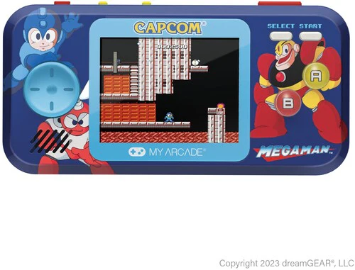 My Arcade Mega Man Pocket Player Pro Handheld Portable Gaming System - Image 2