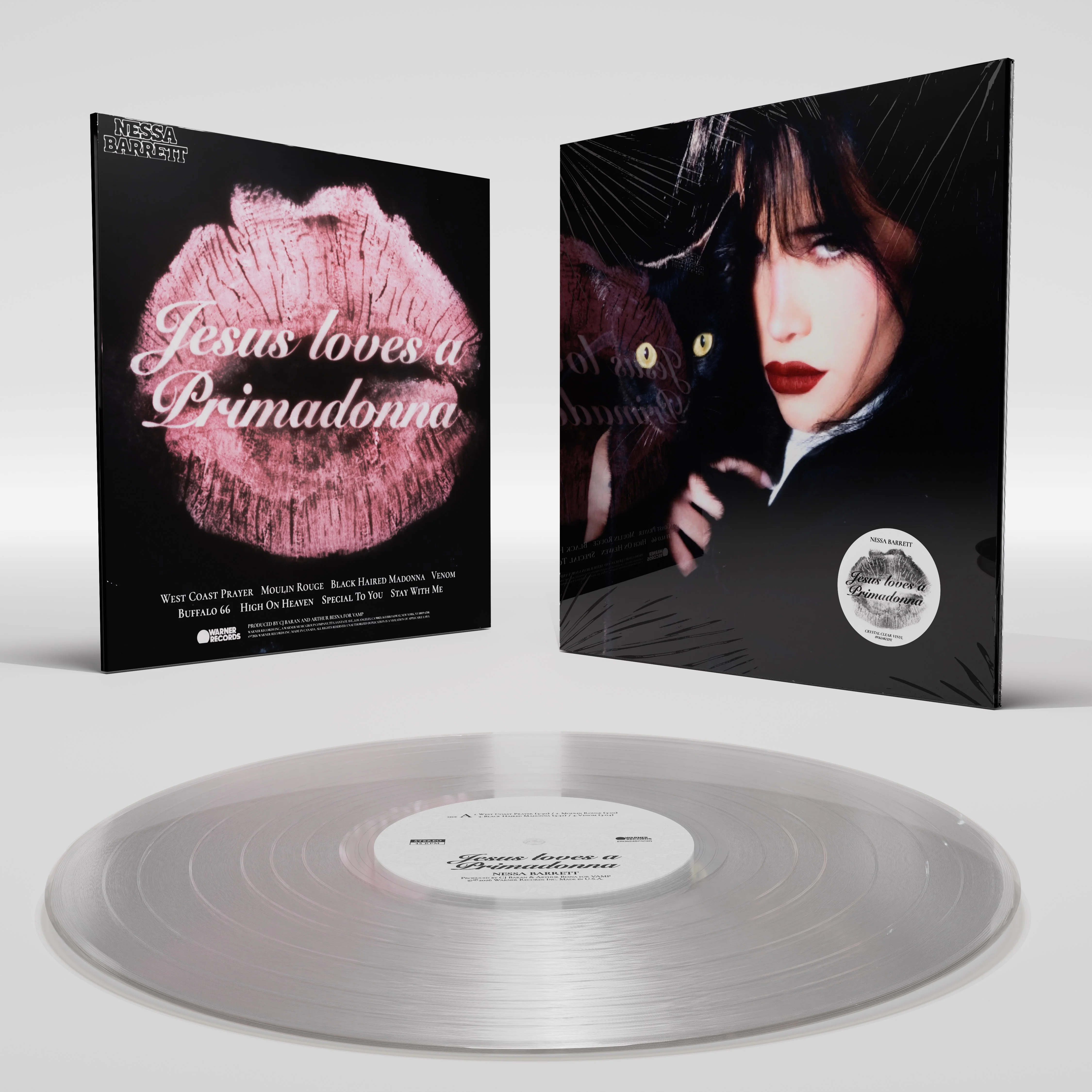 Nessa Barrett- Jesus Loves A Primadonna (Clear Vinyl) - Image 3