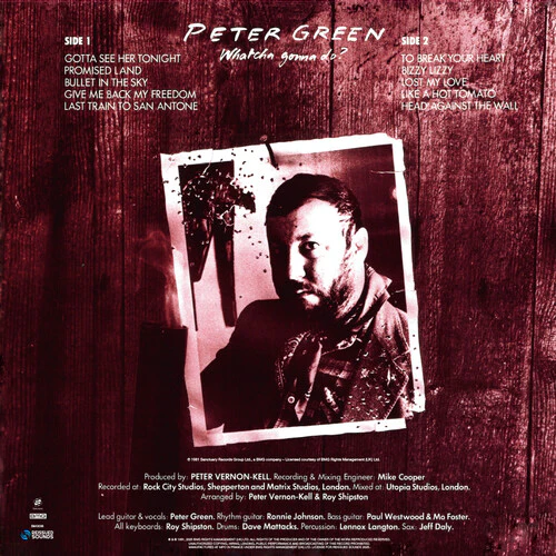 Peter Green- Whatcha Gonna Do - Limited Splatter Green Vinyl - Image 2