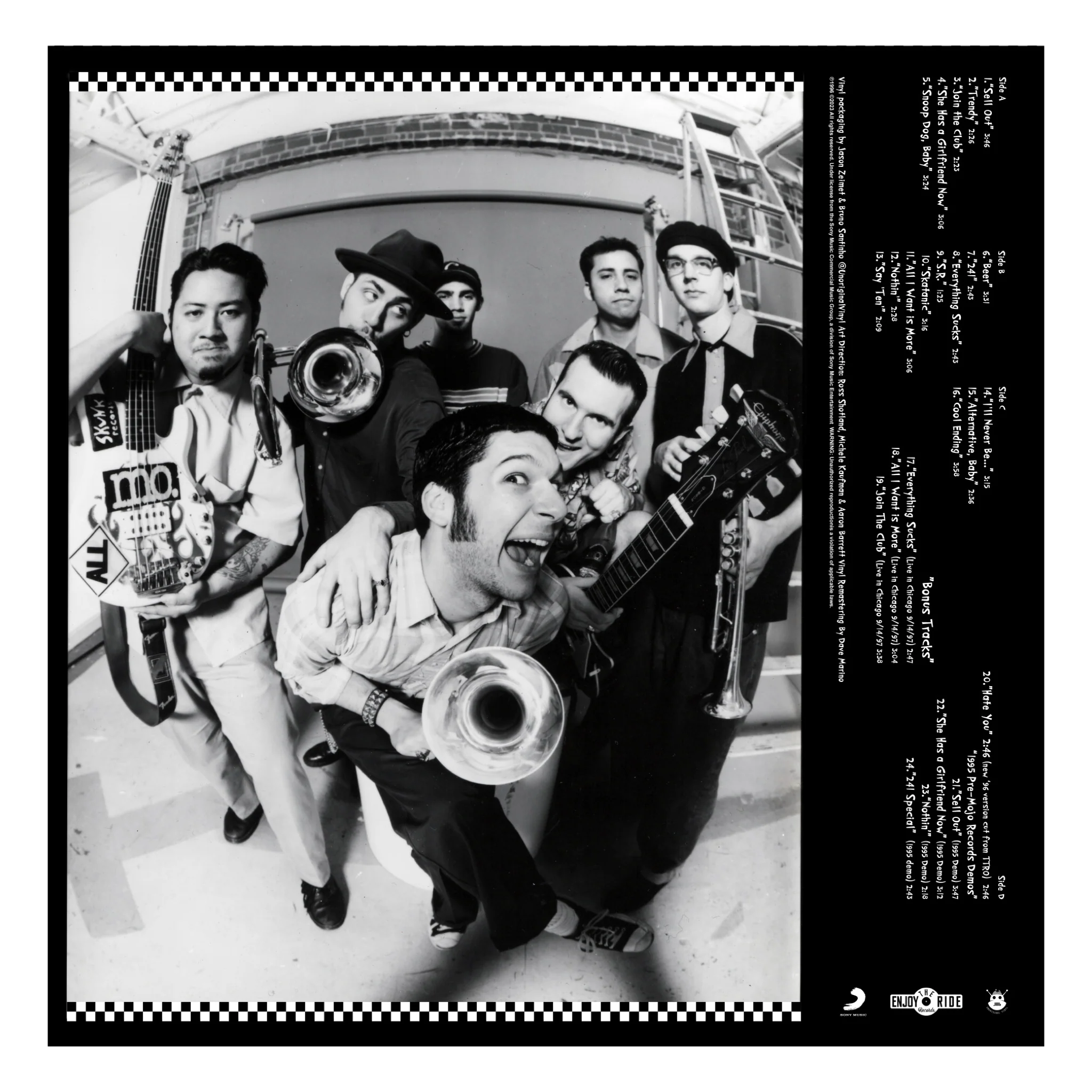 Reel Big Fish- Turn The Radio Off (Darkside Exclusive Black Ice w/ Neon Green Splatter Vinyl) - Image 2
