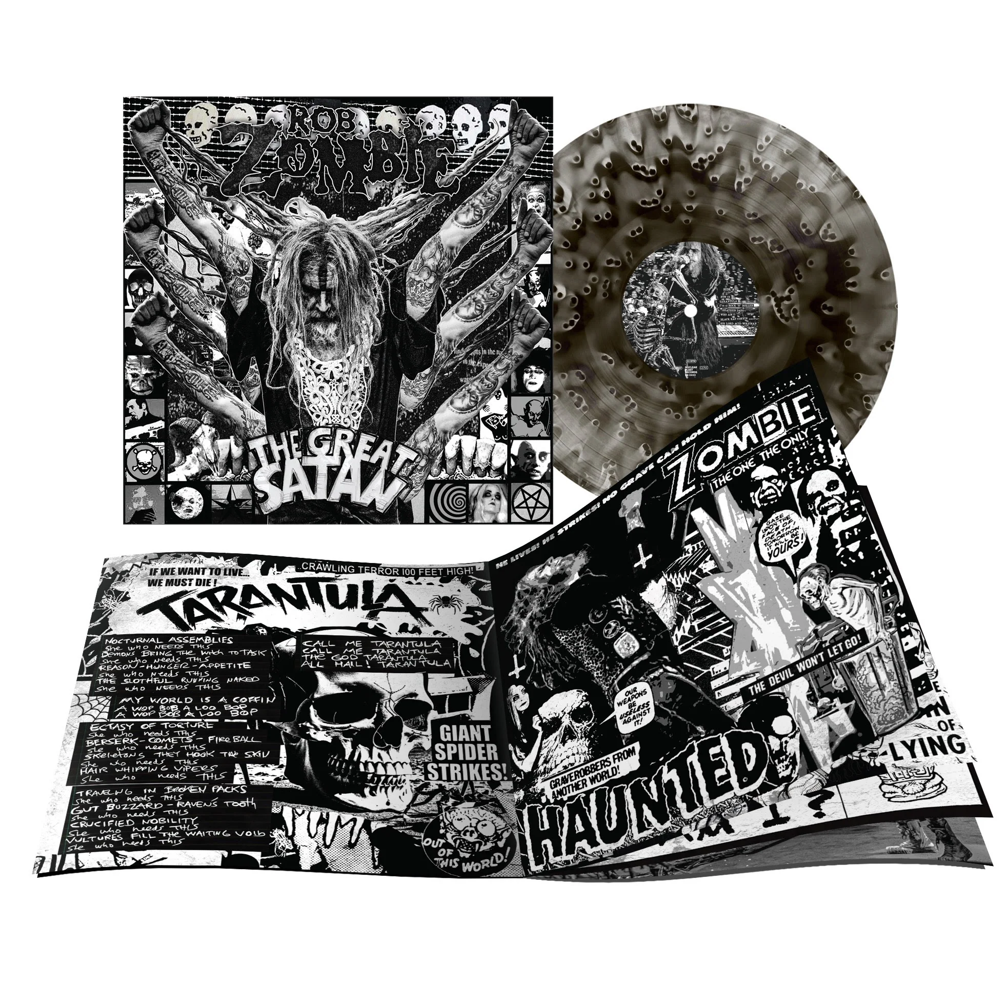 Rob Zombie- The Great Satan (Ghostly Black Vinyl) (DAMAGED) - Image 2
