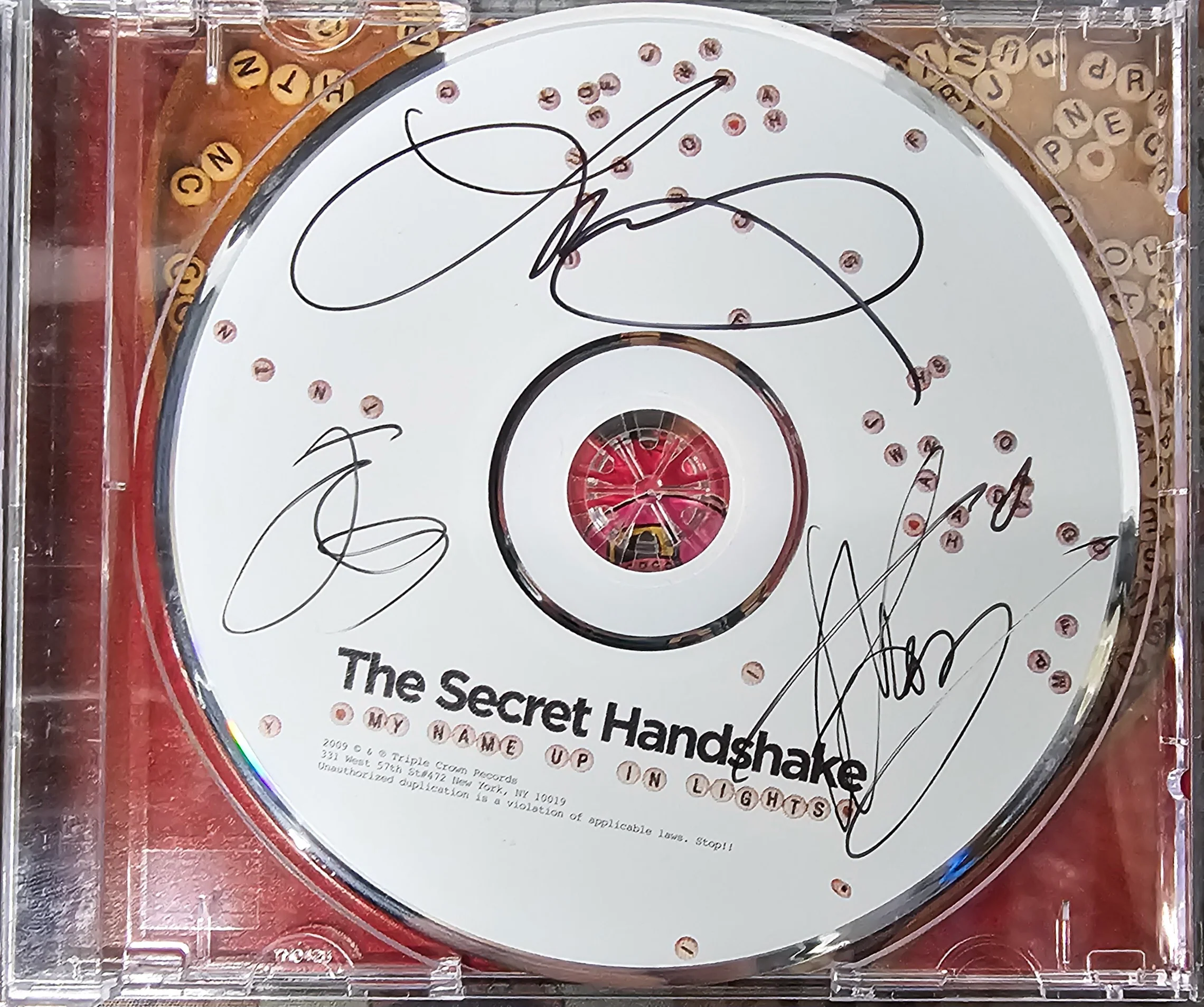 Secret Handshake- My Name Up In Lights (Signed CD) - Image 2