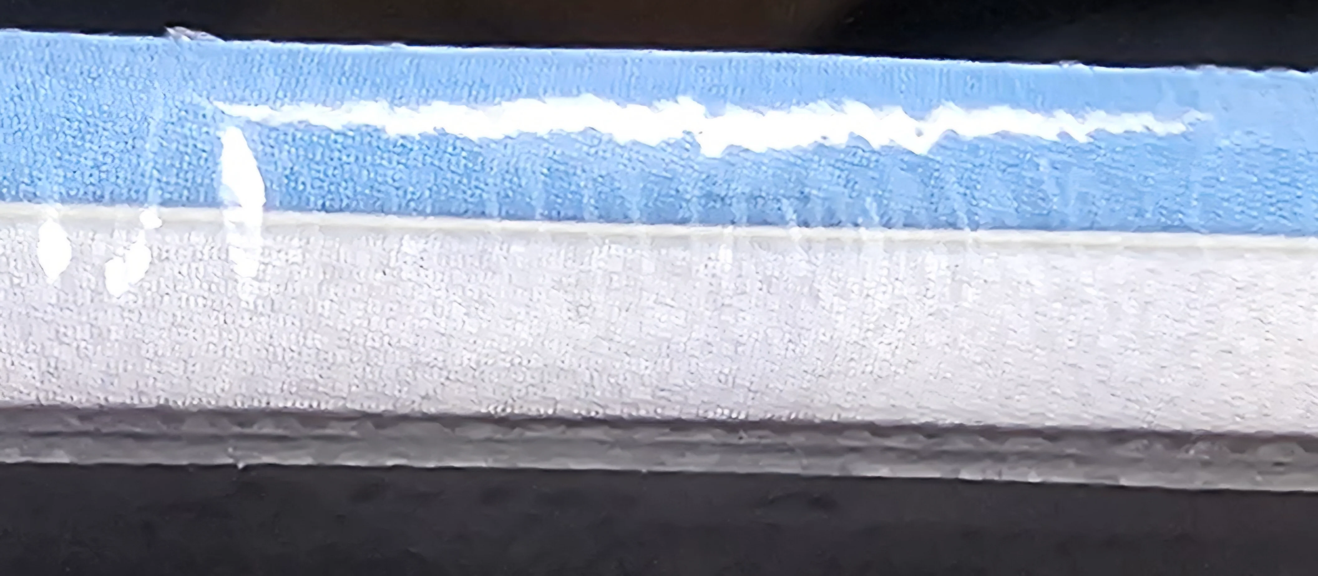 Shiny Toy Guns- We Are Pilots (Black Inside Blue/Clar Split w/ Black Splatter Vinyl)(Top Seam Split) - Image 2
