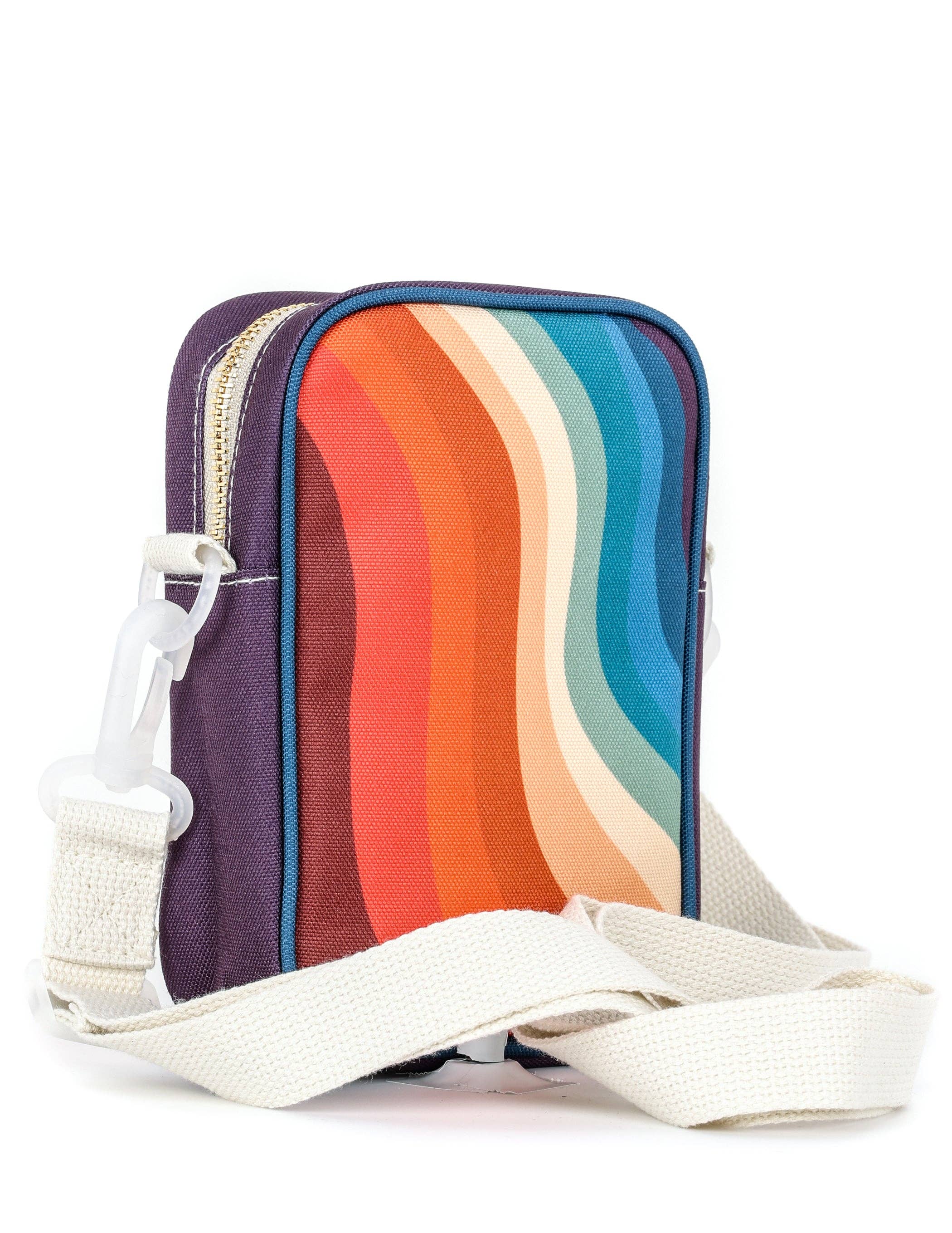 Fydelity Small Crossbody Shoulder Bag - Groovy - Image 4