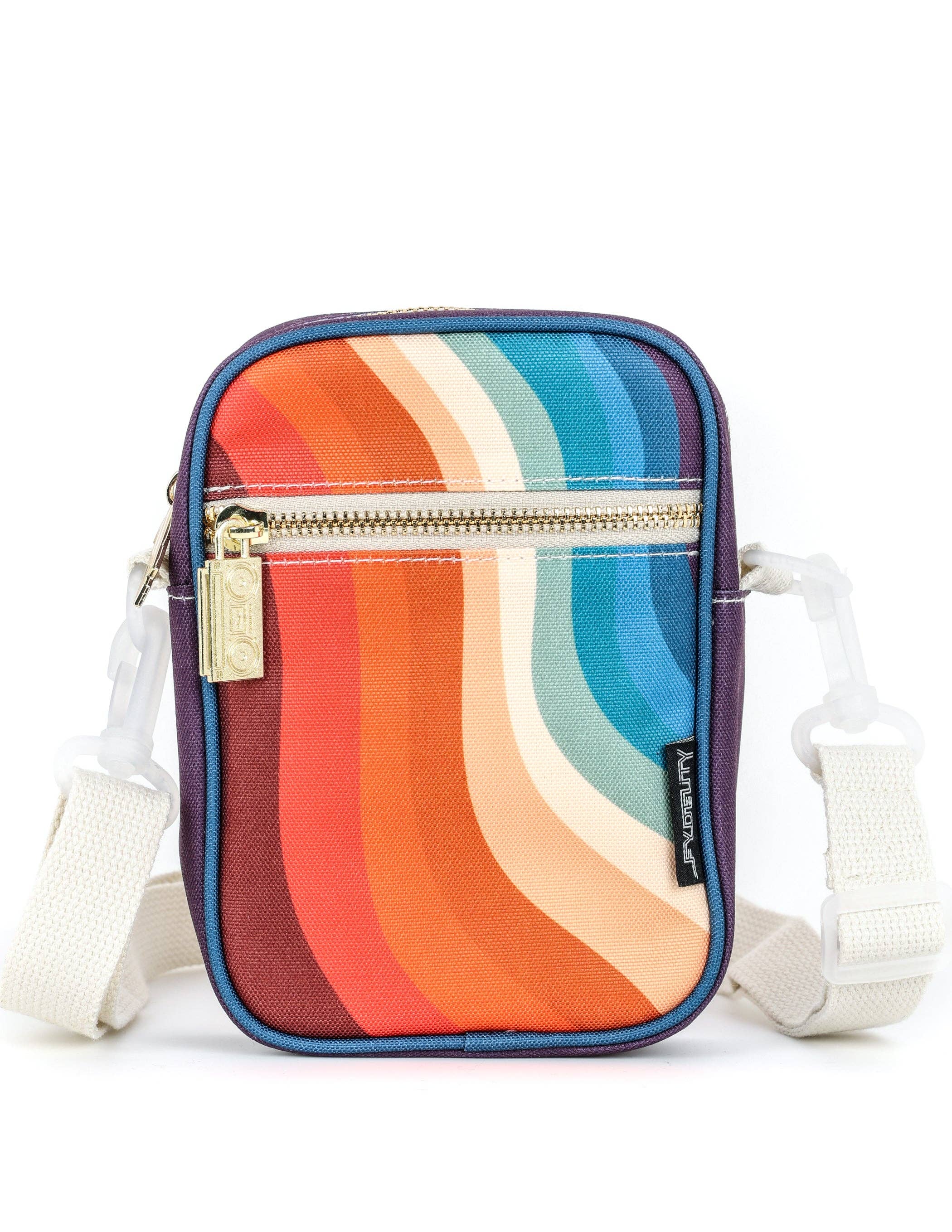 Fydelity Small Crossbody Shoulder Bag - Groovy - Image 5
