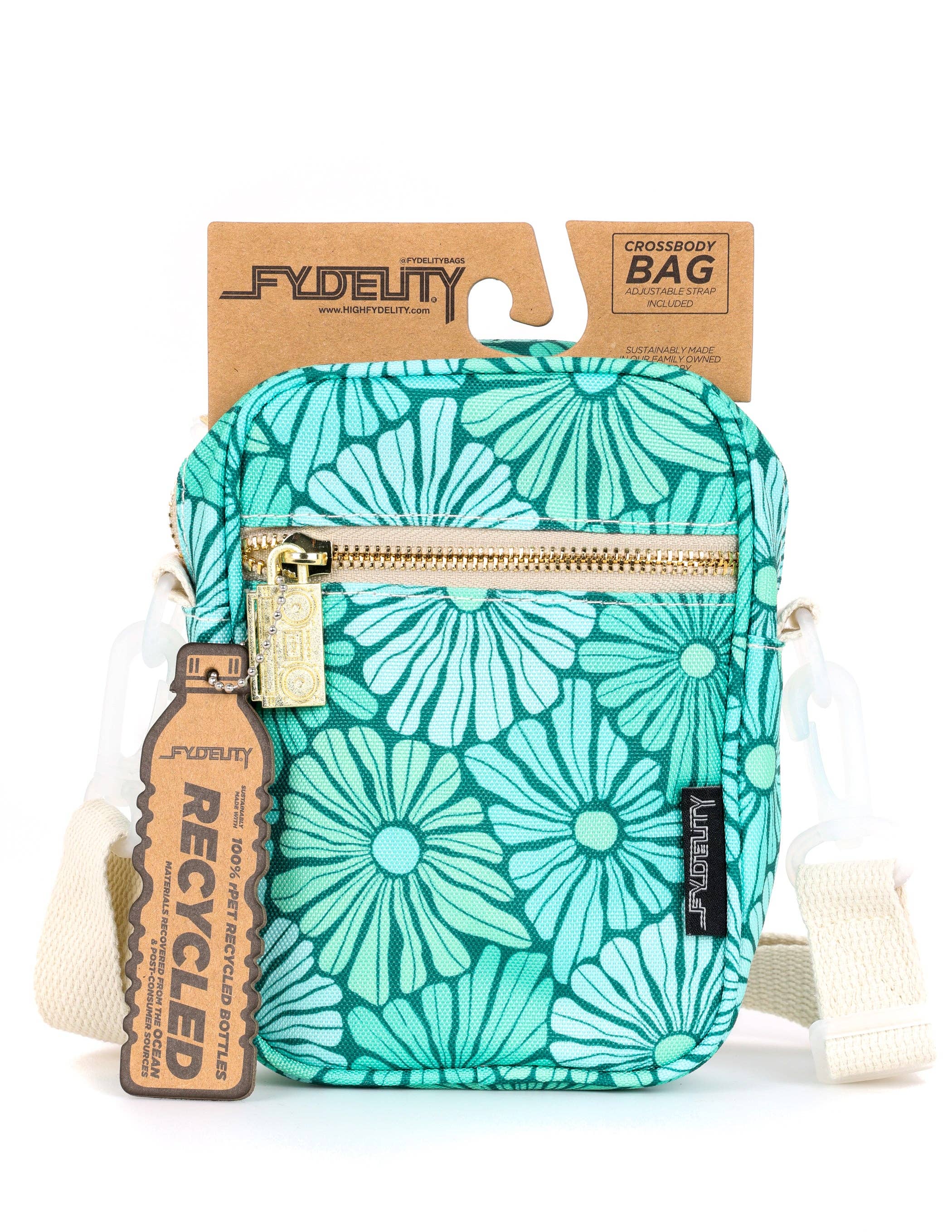 Fydelity Small Crossbody Shoulder Bag - Lazy Daisy - Image 3