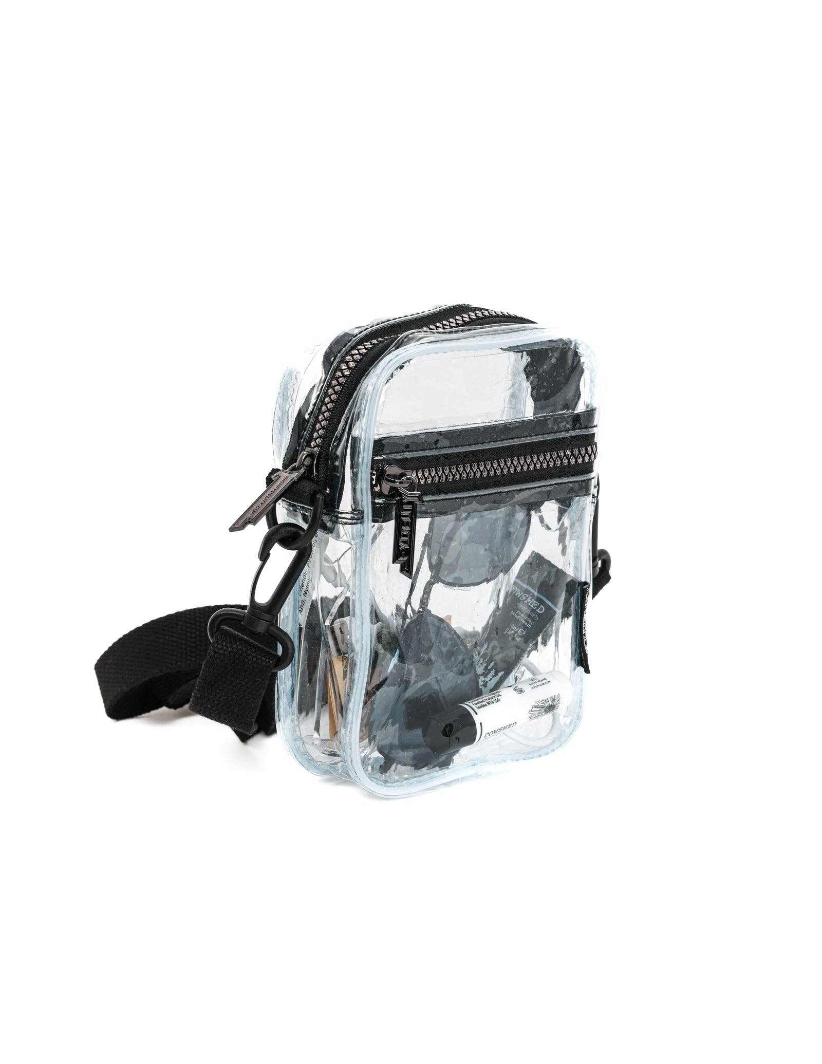Fydelity Small Crossbody Shoulder Bag | Stadium Ready Clear - Image 4