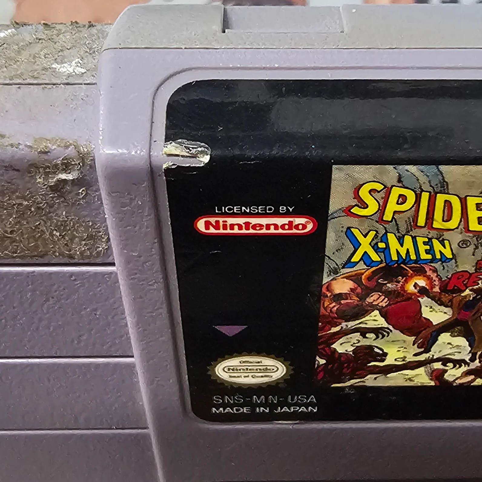 Spiderman X-Men Arcade's Revenge (Cartridge Only; Label Wear) - Image 2