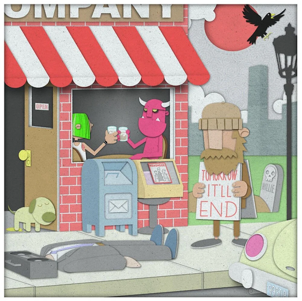 Streetlight Manifesto- 99 Songs Of Revolution Vol. 1 (Indie Exclusive Red Smoke Vinyl) (PREORDER) - Image 2
