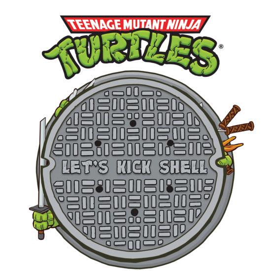 Teenage Mutant Ninja Turtles Let's Kick Shell! (Black Ice w/ Neon Green Splatter Vinyl)