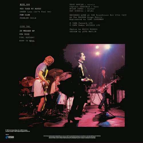 The Damned- Not The Captain's Birthday Party - Limited Splatter Green Vinyl - Image 2