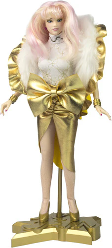 The Loyal Subjects- JEM AND THE HOLOGRAMS Jem Glitter and Gold 12" Fashion Doll - Image 3