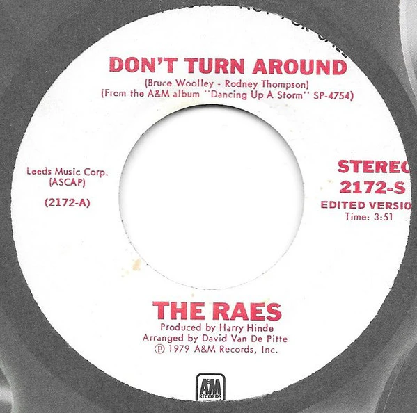 The Raes- Don't Turn Around (White Label Promo)
